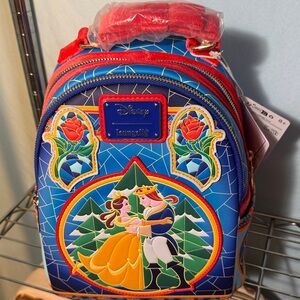 Loungefly Disney Blue and Red Backpack